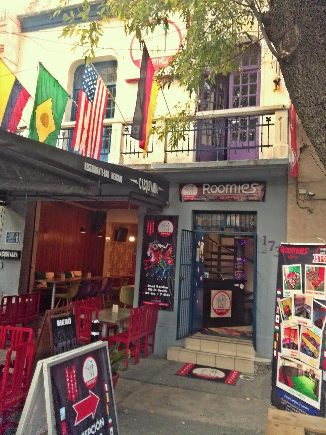 Roomies Hostel Roma Мехико Экстерьер фото